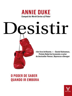 cover image of Desistir--A Arte de Reconhecer o Momento Certo para Ir Embora
